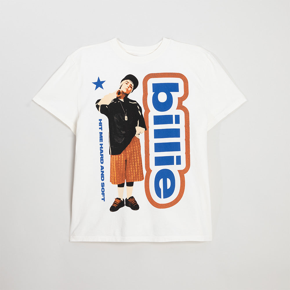 Lean HIT ME HARD AND SOFT: THE TOUR 2025 White T-Shirt