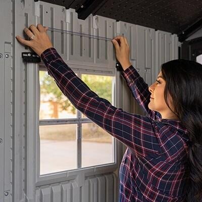 037503ac-05fc-4291-997a-9f4dd09606fd Lifetime 15-ft x 8-ft Dual Entry Outdoor Storage Shed