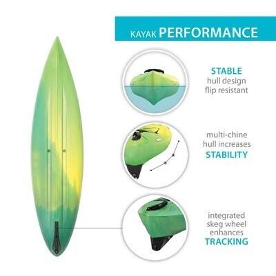 0a6a5584-d6e7-474f-bf36-88bdaae99cf0 Emotion Tide 103 Sit-Inside Kayak (Paddle Included)