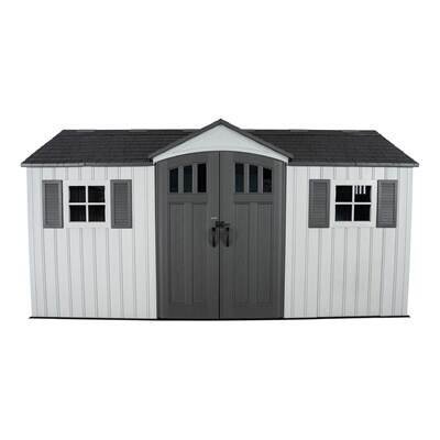 0cf16d6f-10f8-47e9-b457-fcc3e01c067d Lifetime 15-ft x 8-ft Dual Entry Outdoor Storage Shed
