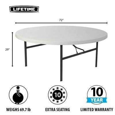 1290bf42-530b-4161-b8e3-1fe108749f47 Lifetime 72-Inch Round Table (Commercial)