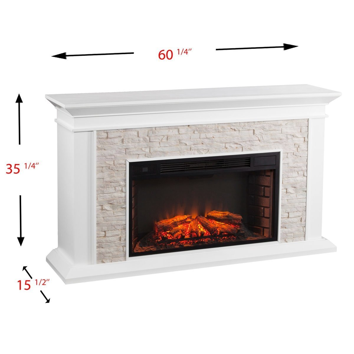 174-1 Ceonna Electric Fireplace Winston Porter Finish
