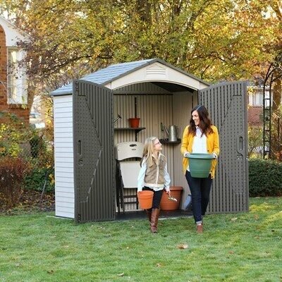 17e61d6b-d49e-49df-b1ae-7fb761290816 Lifetime 7 Ft. x 4.5 Ft. Outdoor Storage Shed