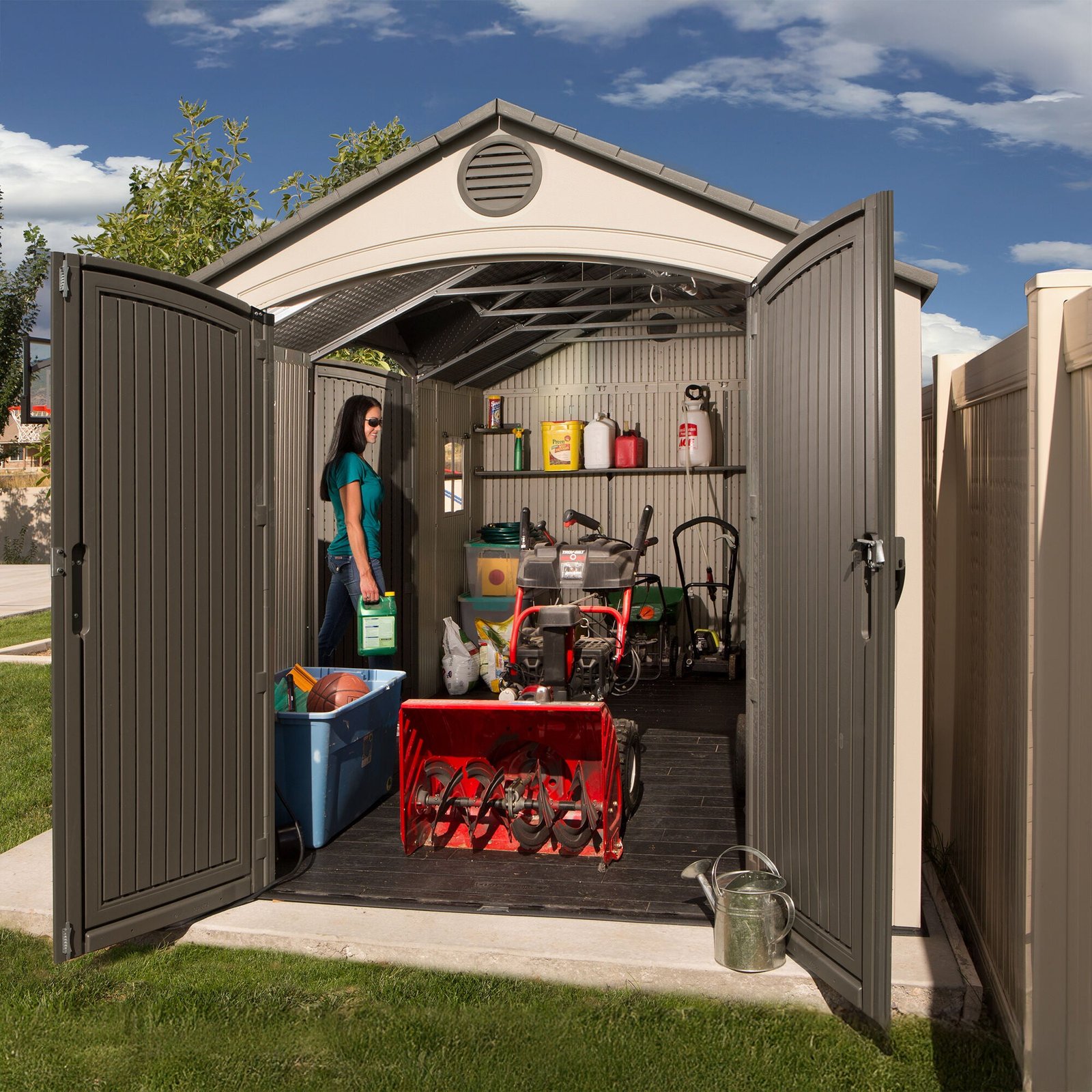 18aaef42-c995-404b-97c1-ceee981d6b1f Lifetime 15 Ft. x 8 Ft. Outdoor Storage Shed