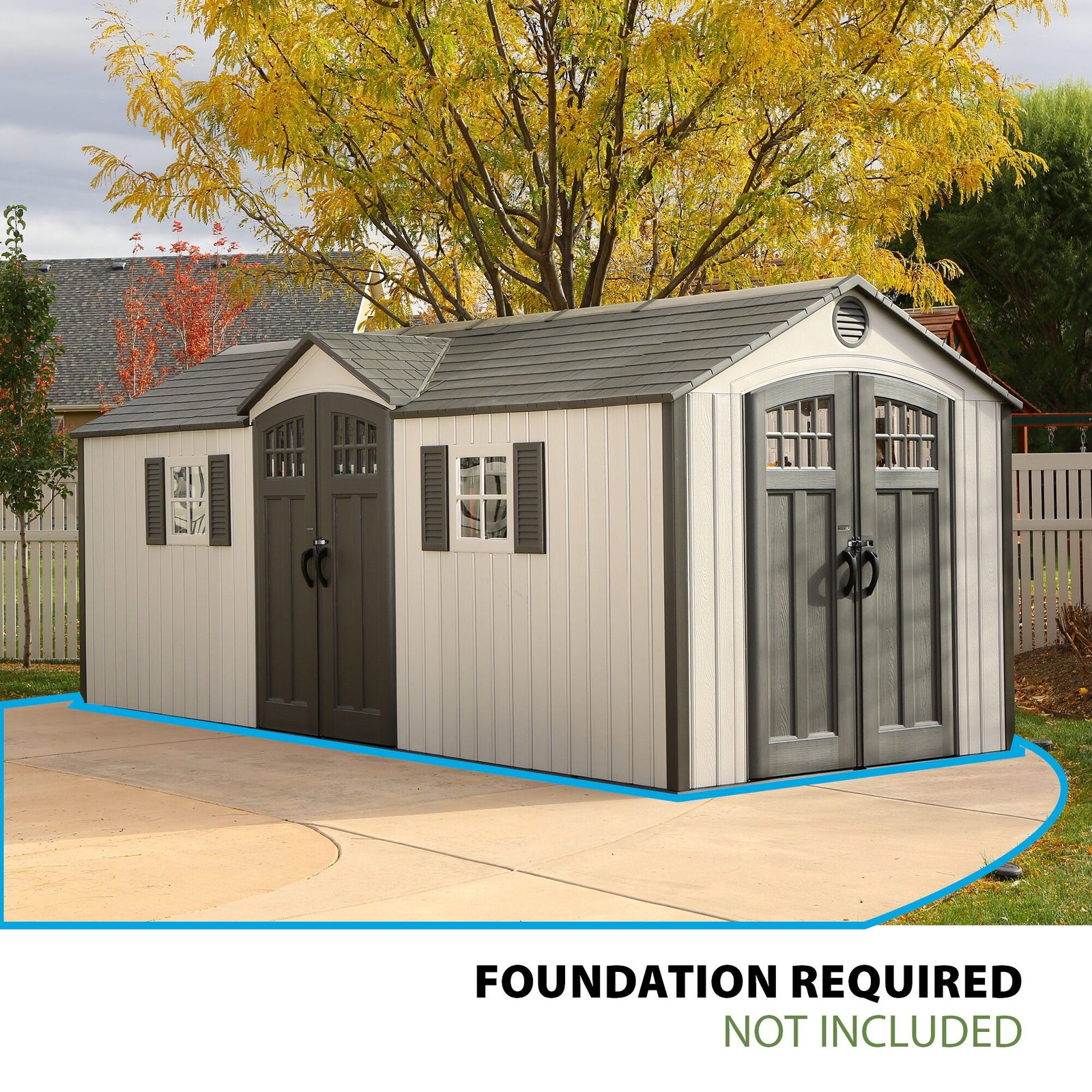 1d1e1f68-17d5-47d6-9298-b39089383484 Lifetime 20 Ft. x 8 Ft. Outdoor Storage Shed
