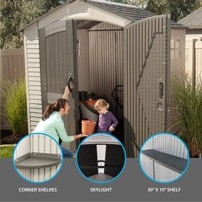 1f1d9b25-75b8-4fd5-b261-8383a3263b12 Lifetime 7 Ft. x 7 Ft. Outdoor Storage Shed