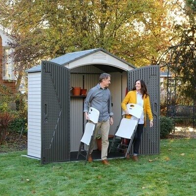 2346acb4-3bf3-4206-af47-baded9bff1b9 Lifetime 7 Ft. x 4.5 Ft. Outdoor Storage Shed