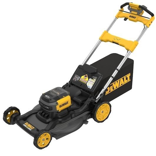 237 DeWalt 60V MAX 21″ Brushless RWD Self-Propelled Mower Kit DCMWSP700Y2