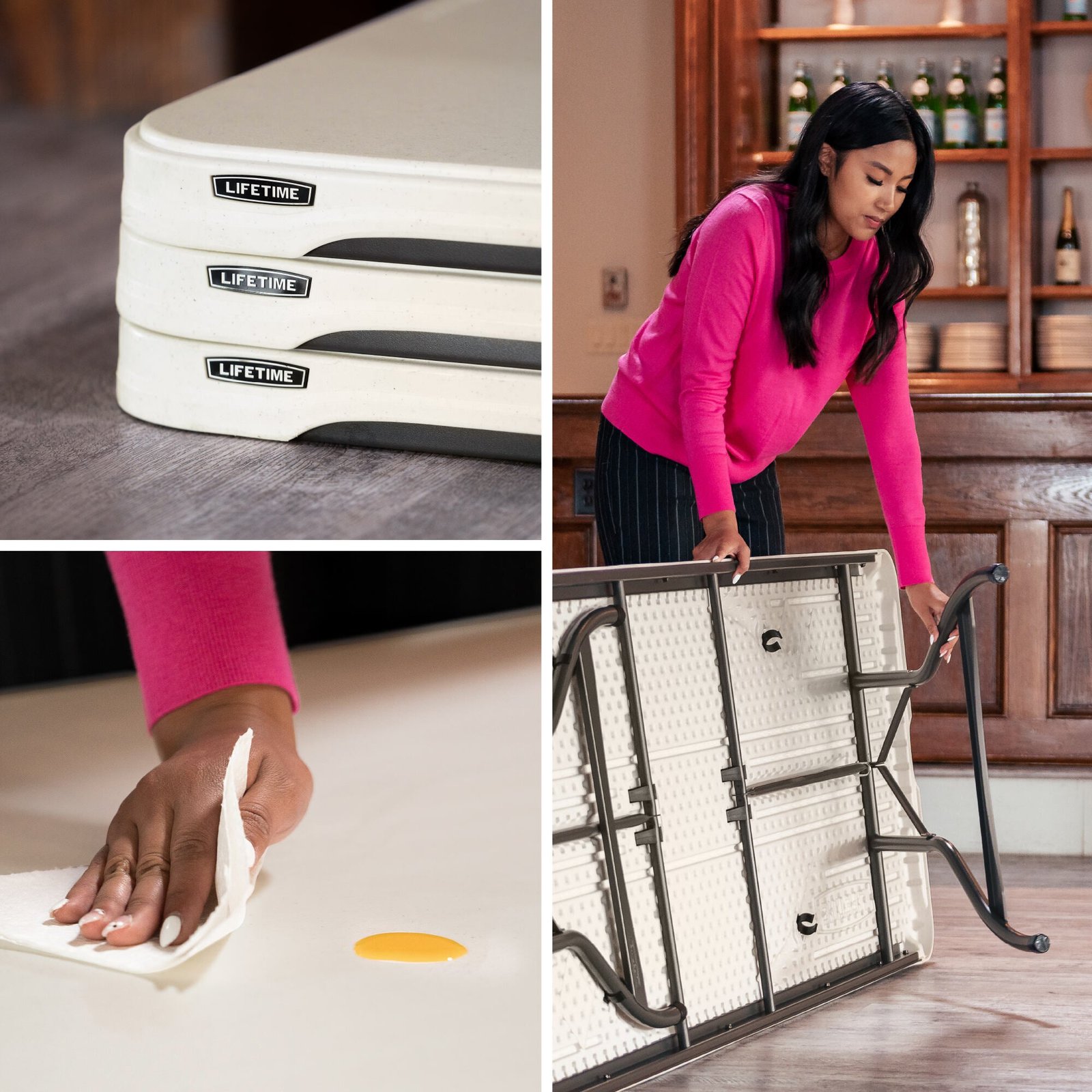 2a4f17e8-65e6-4b46-a707-032d4b15a2d5 Lifetime 8-Foot Nesting Table - 4 Pk (Commercial)