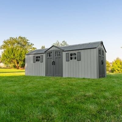 2bea2026-c1ee-421c-9ecd-156d47d98a18 Lifetime 20 x 8 Foot Outdoor Storage Shed