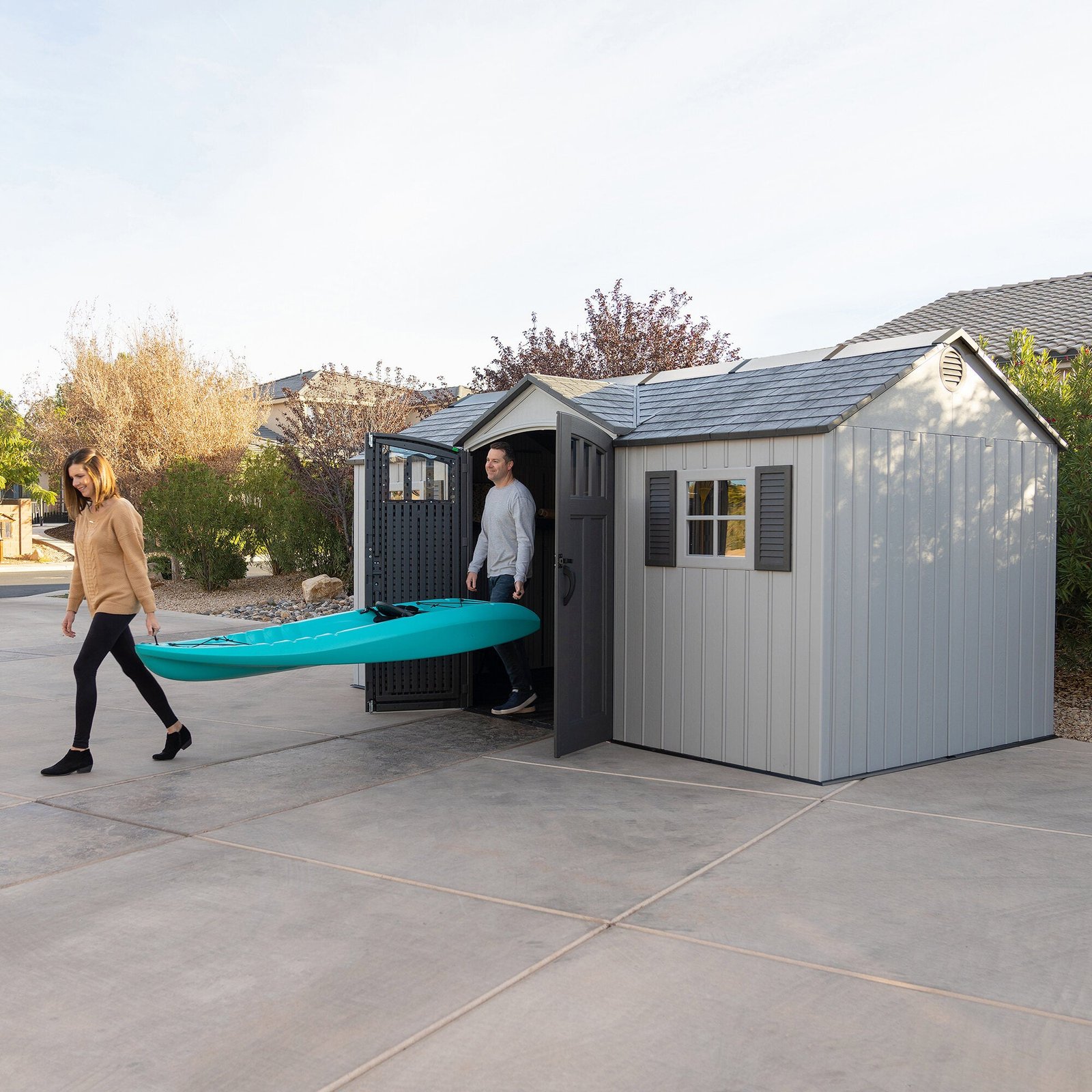 2dd79362-6954-4ee4-8670-415902ff2452 Lifetime 15 x 8 Outdoor Storage Shed