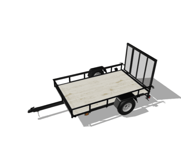 3-2-600x536-1 Carry-On Trailer 5-ft x 8-ft Treated Lumber Utility Trailer with Ramp Gate