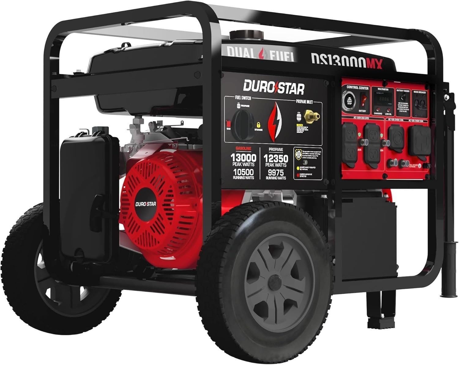388 DuroMax DS13000MX Dual Fuel Portable Generator