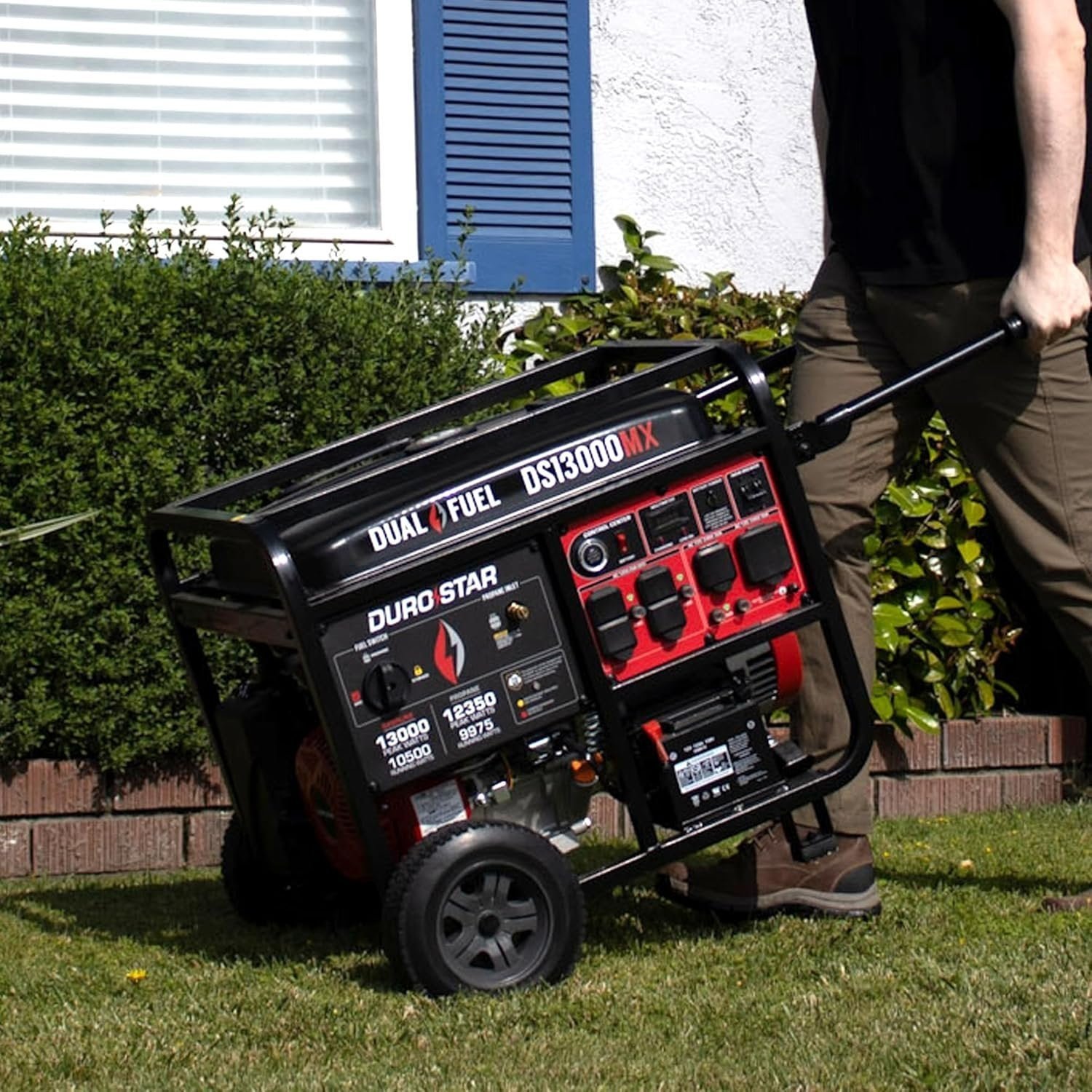 391 DuroMax DS13000MX Dual Fuel Portable Generator