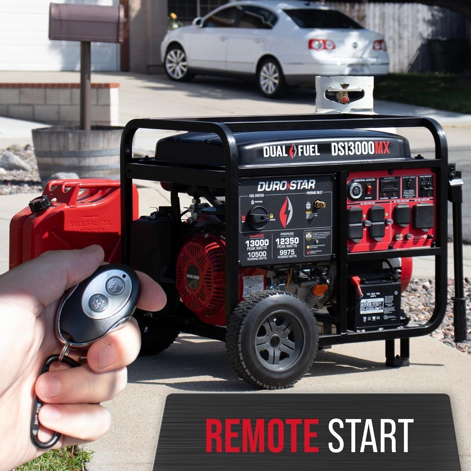 392 DuroMax DS13000MX Dual Fuel Portable Generator