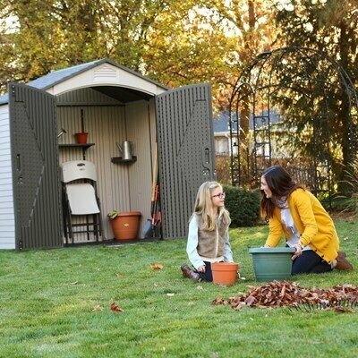 3f0ca0b4-b94c-400c-830e-b616ceae29d9 Lifetime 7 Ft. x 4.5 Ft. Outdoor Storage Shed