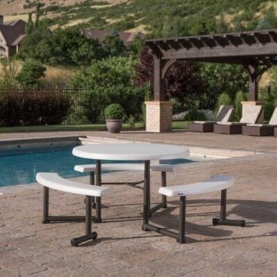 401e5437-d35a-430d-aa46-bb74d4a7615b Lifetime 44-Inch Round Picnic Table