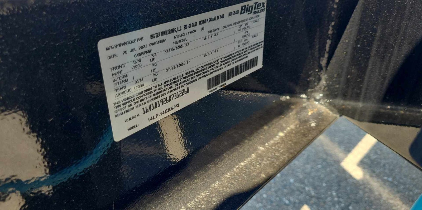 438069821_1308869960064524_4896055667422408164_n 14 Foot Big Tex Heavy Duty Low Profile with Spreader Gate Black Dump Trailer (14LP-14BK6-P3)