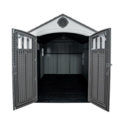 45b8f019-b5c4-4137-adbc-ed81f4d466e0 Lifetime 15-ft x 8-ft Dual Entry Outdoor Storage Shed