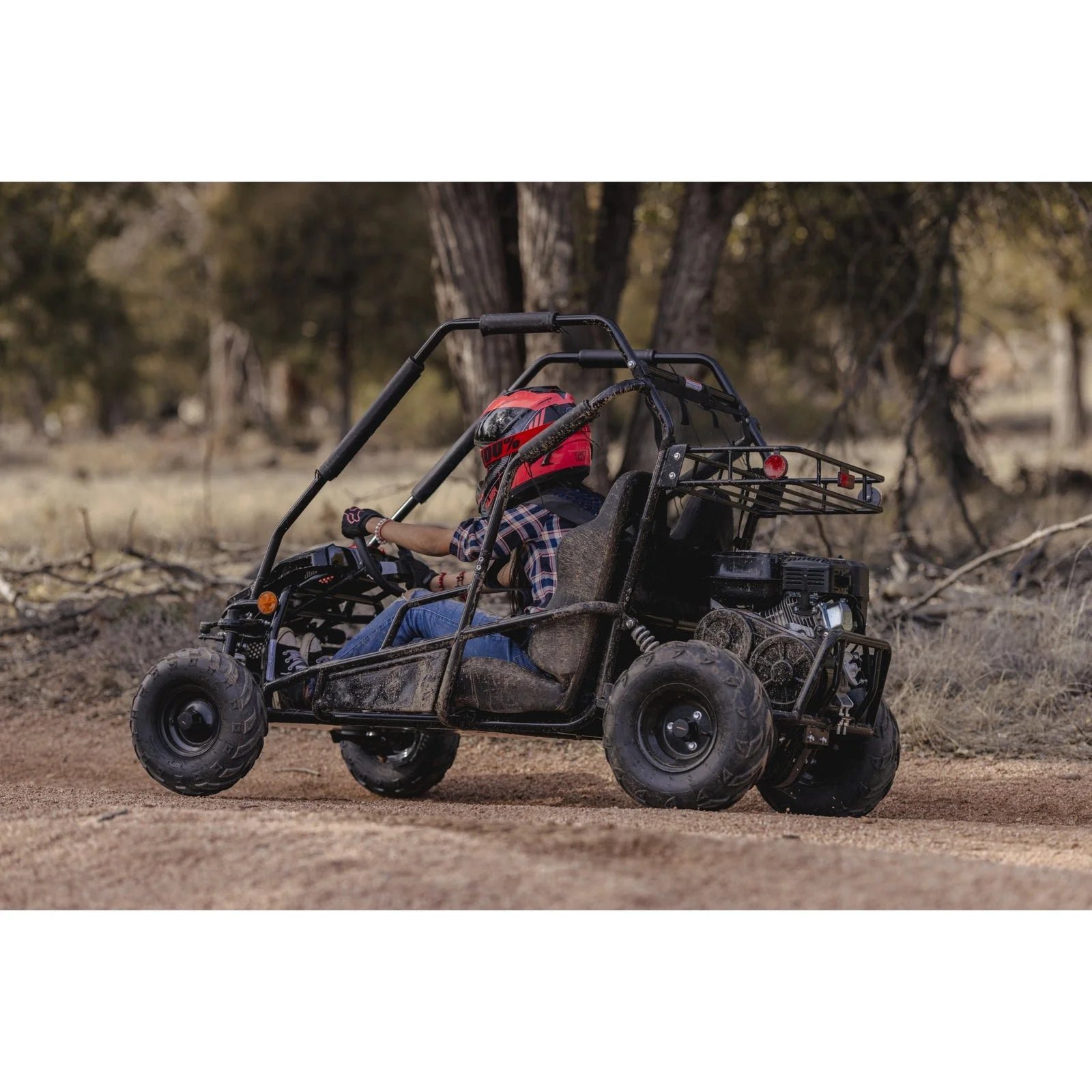 466-1-1 Coleman Powersports GK200 196cc Gas Powered Dual Seat Go-Kart