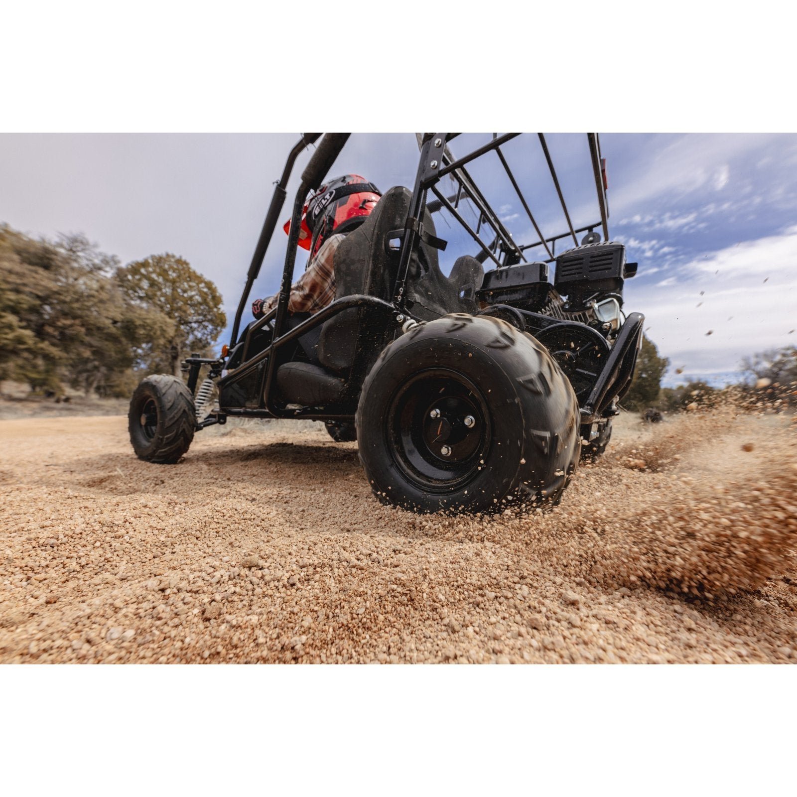 468-1-1 Coleman Powersports GK200 196cc Gas Powered Dual Seat Go-Kart