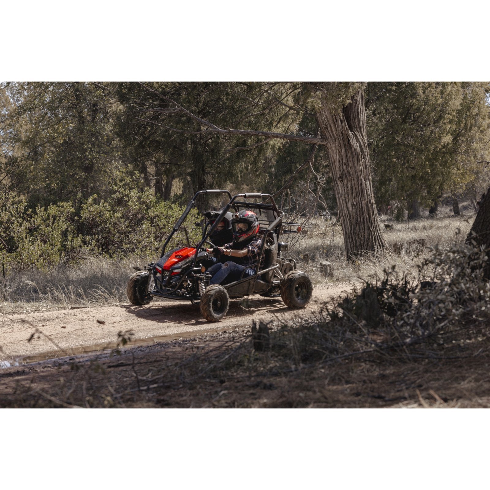 469-1-1 Coleman Powersports GK200 196cc Gas Powered Dual Seat Go-Kart