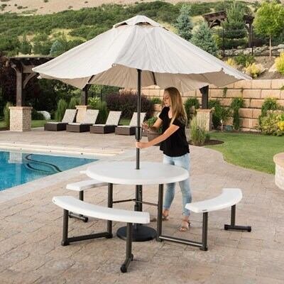 4dd08287-104f-4e00-9aaa-702a4edb3df9 Lifetime 44-Inch Round Picnic Table