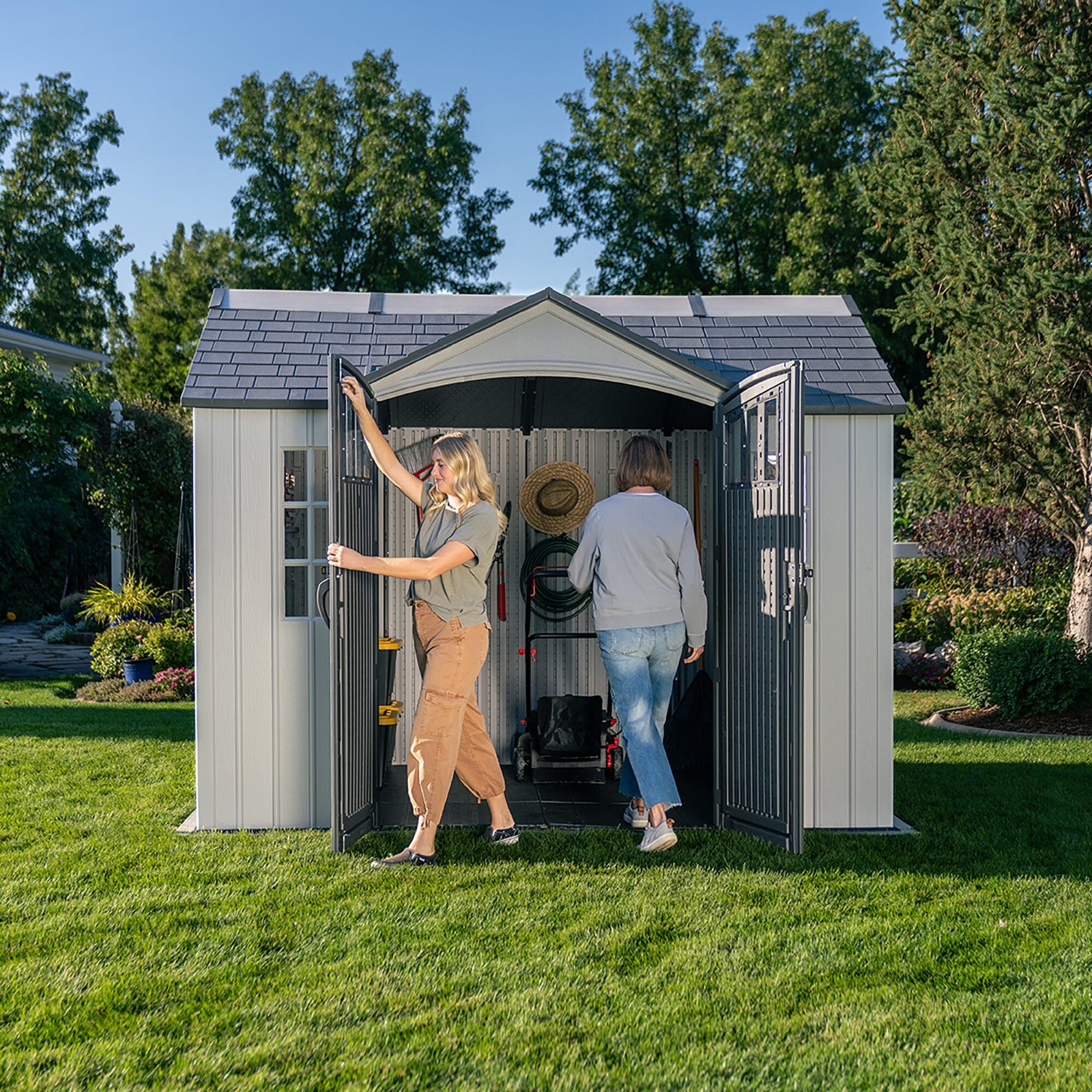 4ec4d83c-1489-42b1-971d-57665d3a5e0d Lifetime 10 Ft. X 8 Ft. Side Entry Outdoor Storage Shed