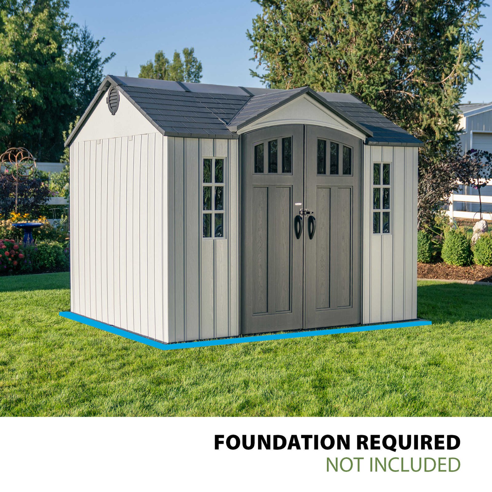 523435e9-c022-4965-9b62-37ec27690e5c Lifetime 10 Ft. X 8 Ft. Side Entry Outdoor Storage Shed