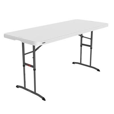 5476ae44-b9f2-4ae6-84fd-b3cf82deb9ae Lifetime 6-Foot Adjustable Height Folding Nesting Table