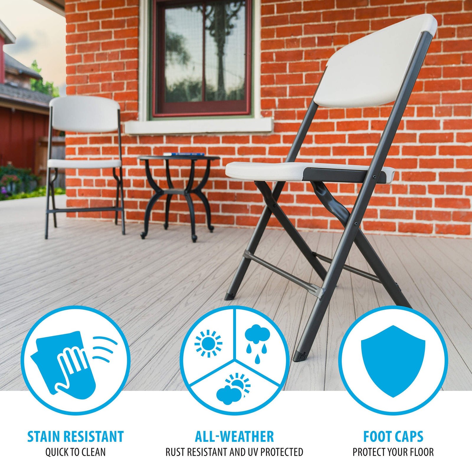 54e4909c-b0af-4715-a77c-35692463cf44 Lifetime 2nd Generation Folding Chair (Commercial) - 4 Pack