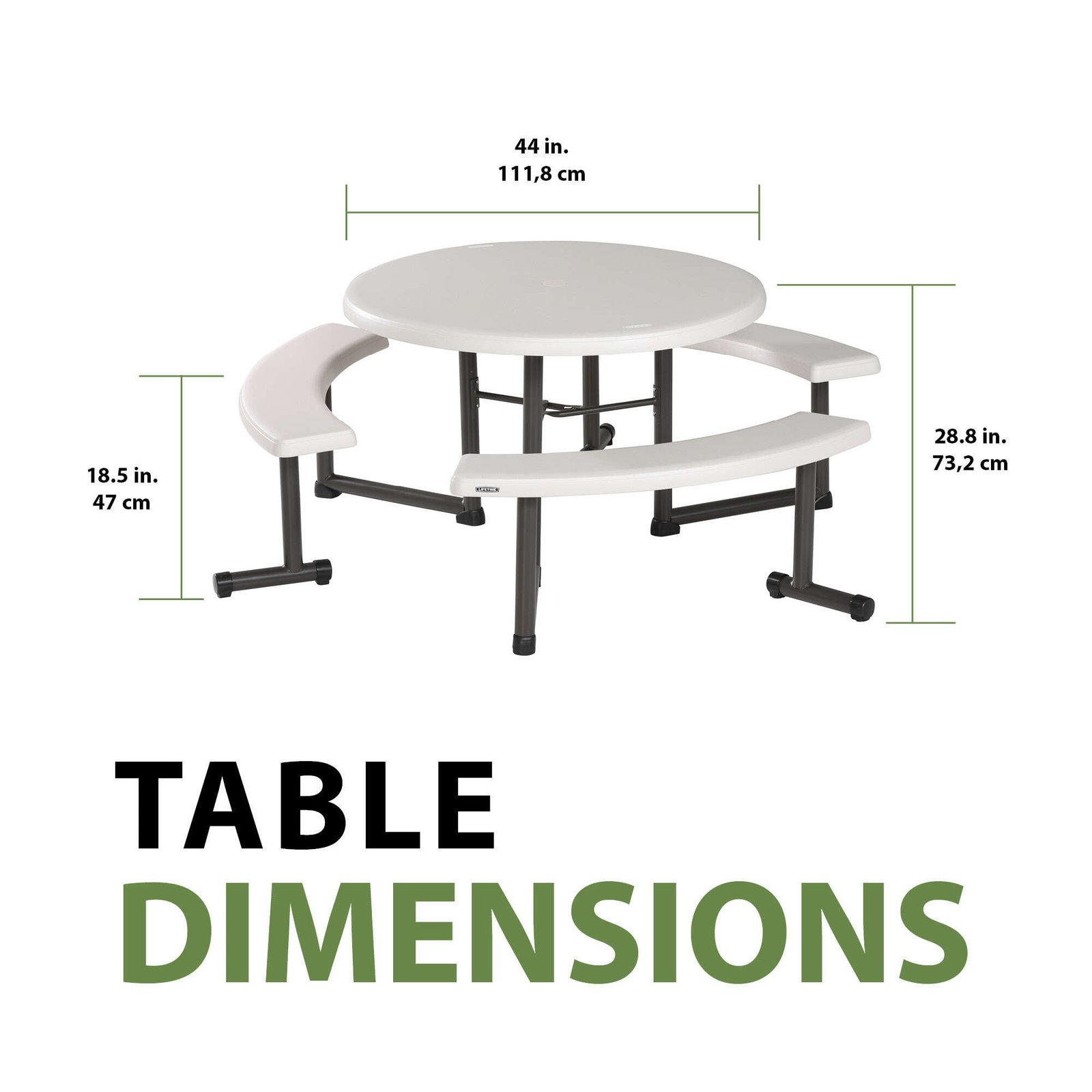 5af2f2d5-79f7-42c9-affb-3cf44e982fce Lifetime 44-Inch Round Picnic Table