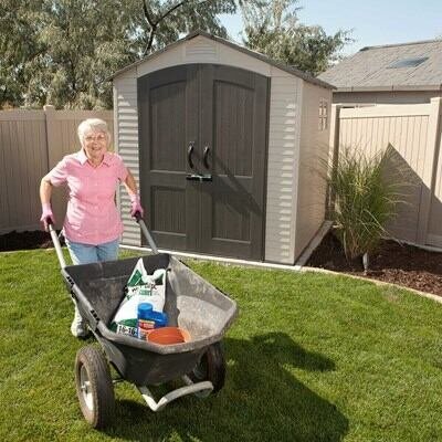 5ba66ea1-1d8a-4f10-96a6-e6c915dff2ab Lifetime 7 Ft. x 7 Ft. Outdoor Storage Shed