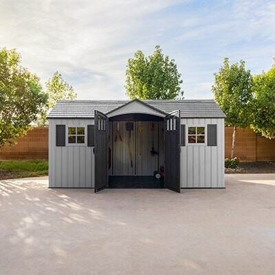 6249fc9f-359c-4c3d-9974-93e2b3c114d6 Lifetime 15-ft x 8-ft Dual Entry Outdoor Storage Shed