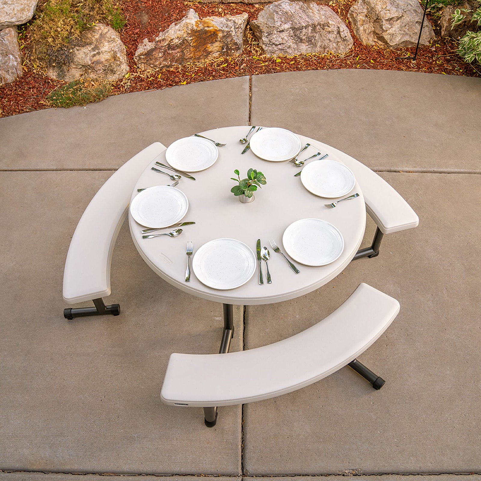 708405b3-bbdc-4c36-9daa-c30d5ce66f75 Lifetime 44-Inch Round Picnic Table