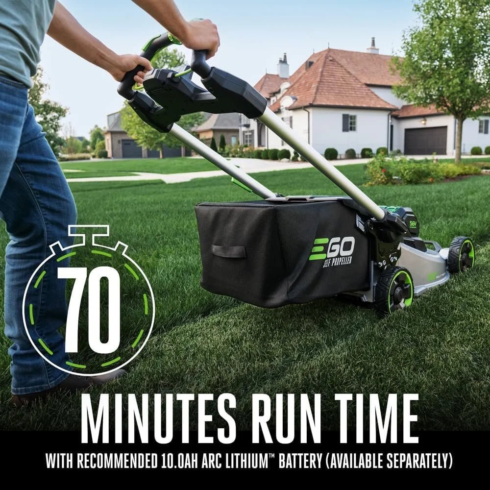 71-lzY6ZBEL._AC_SL1000 EGO Power+ LM2200SP 22″ Aluminum Deck Select Cut Self-Propelled Lawn Mower