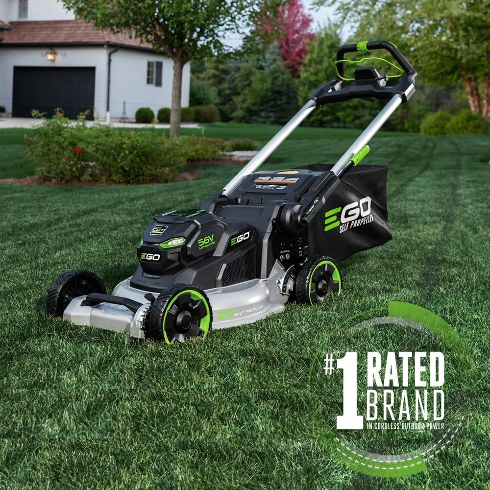 71UVsVKx5dL._AC_SL1000 EGO Power+ LM2200SP 22″ Aluminum Deck Select Cut Self-Propelled Lawn Mower