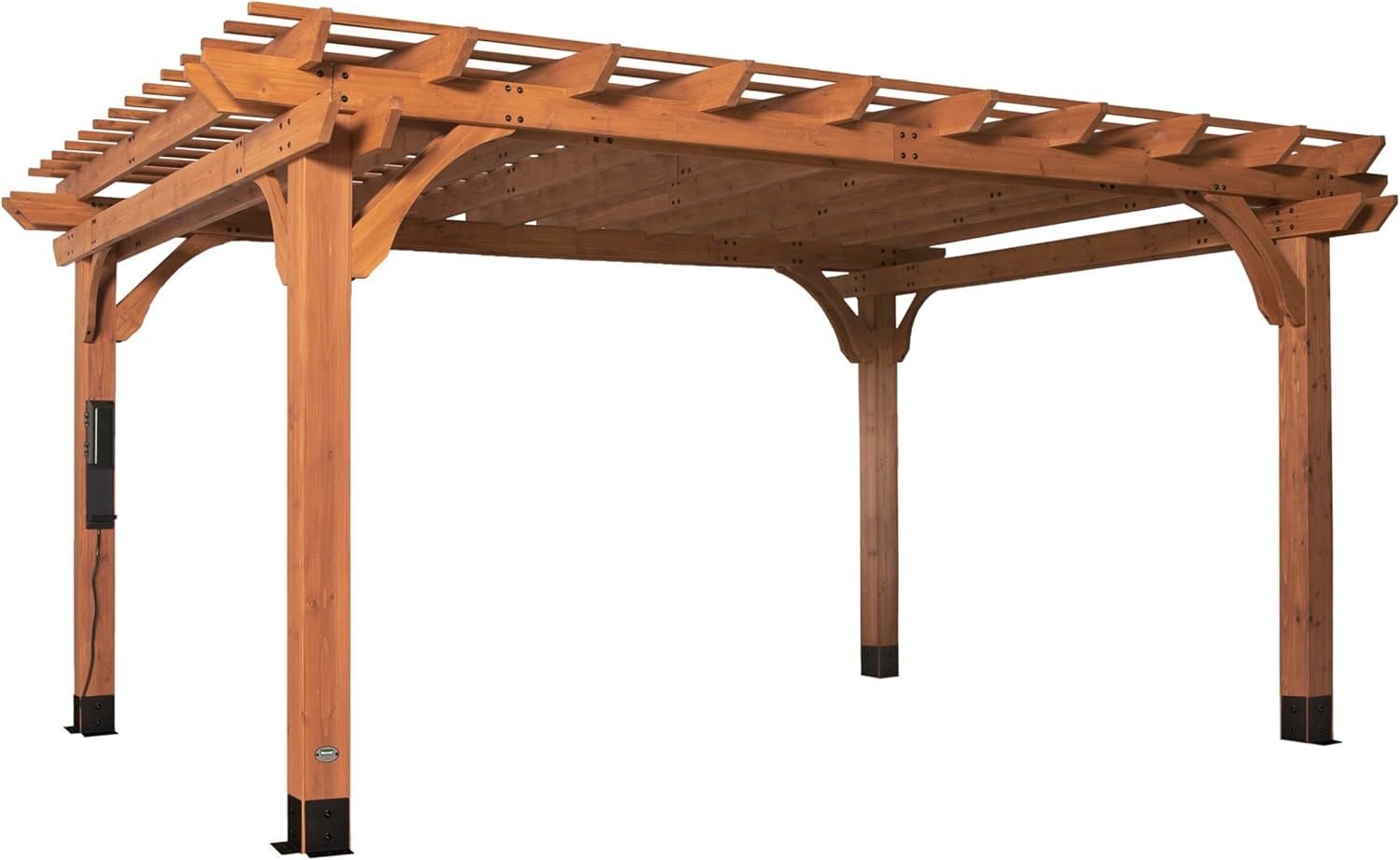 71koKpe7KVL._AC_SL1500 Backyard Discovery Beaumont Pergola