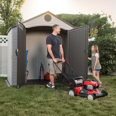 815017c4-3182-497e-b7cb-9a8aeedcf646 Lifetime 8 Ft. x 5 Ft. Outdoor Storage Shed