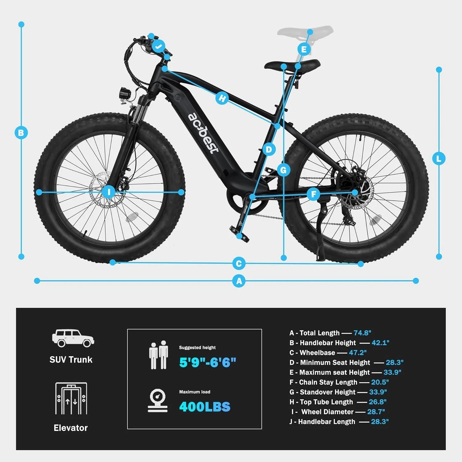81Qvc9zsThL._AC_SL1500 All-Terrain Mountain Ebike 1400W Power & 65mi Range