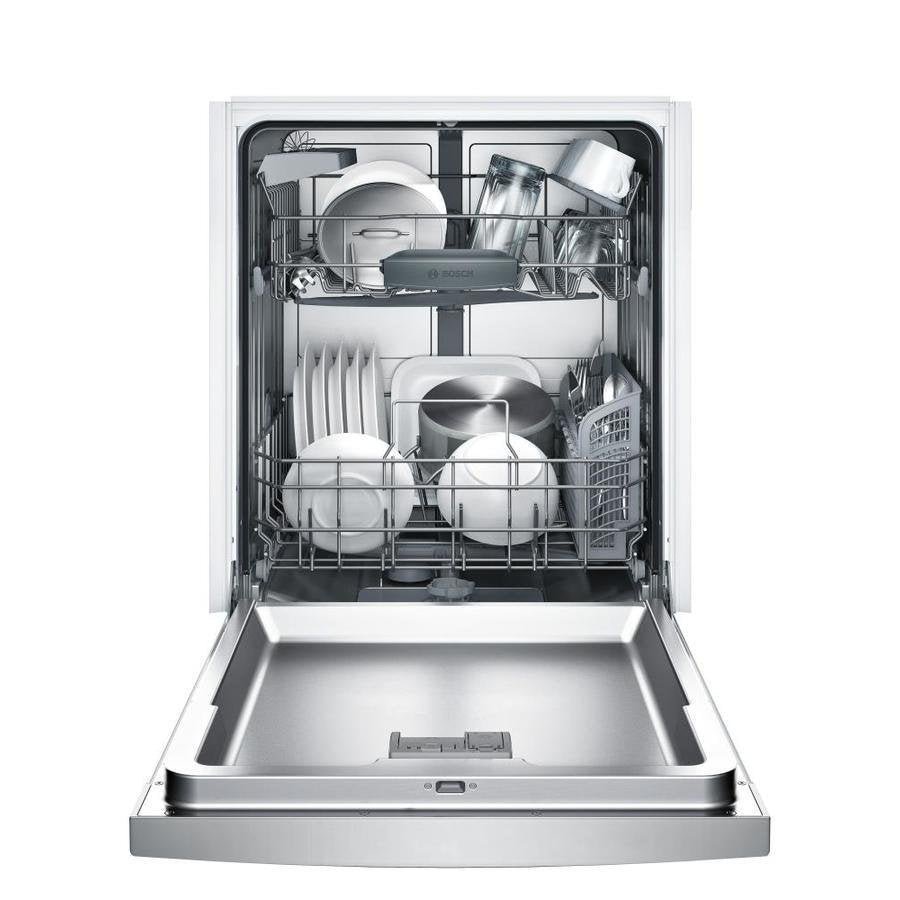 825225955337_09361488_1080x_c913caf0-7132-4f3b-a8a3-48810cf31c2c Bosch 100 Series PureDry 50-Decibel Front Control 24-in Built-In Dishwasher (Fingerprint-Resistant Stainless Steel) ENERGY STAR