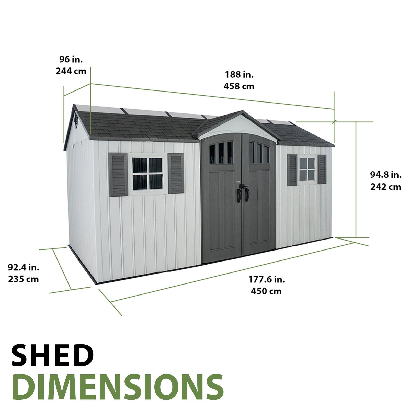82b93e33-49c3-41ca-877c-c0b1e09b5b2f Lifetime 15 x 8 Outdoor Storage Shed