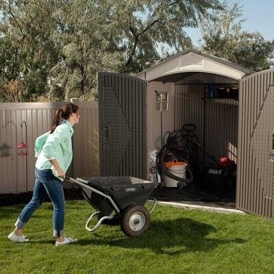 88a62efb-44eb-4063-93ca-552080acdbd6 Lifetime 7 Ft. x 7 Ft. Outdoor Storage Shed