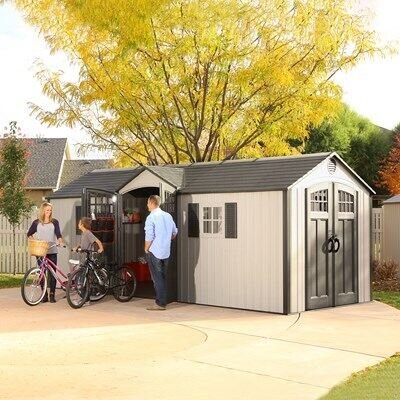 89527ea3-ee31-475f-a49d-e981efbf96fe Lifetime 20 Ft. x 8 Ft. Outdoor Storage Shed