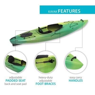 8a1f71ea-d3a9-4a0d-b4d8-c76c9e909e33 Emotion Tide 103 Sit-Inside Kayak (Paddle Included)