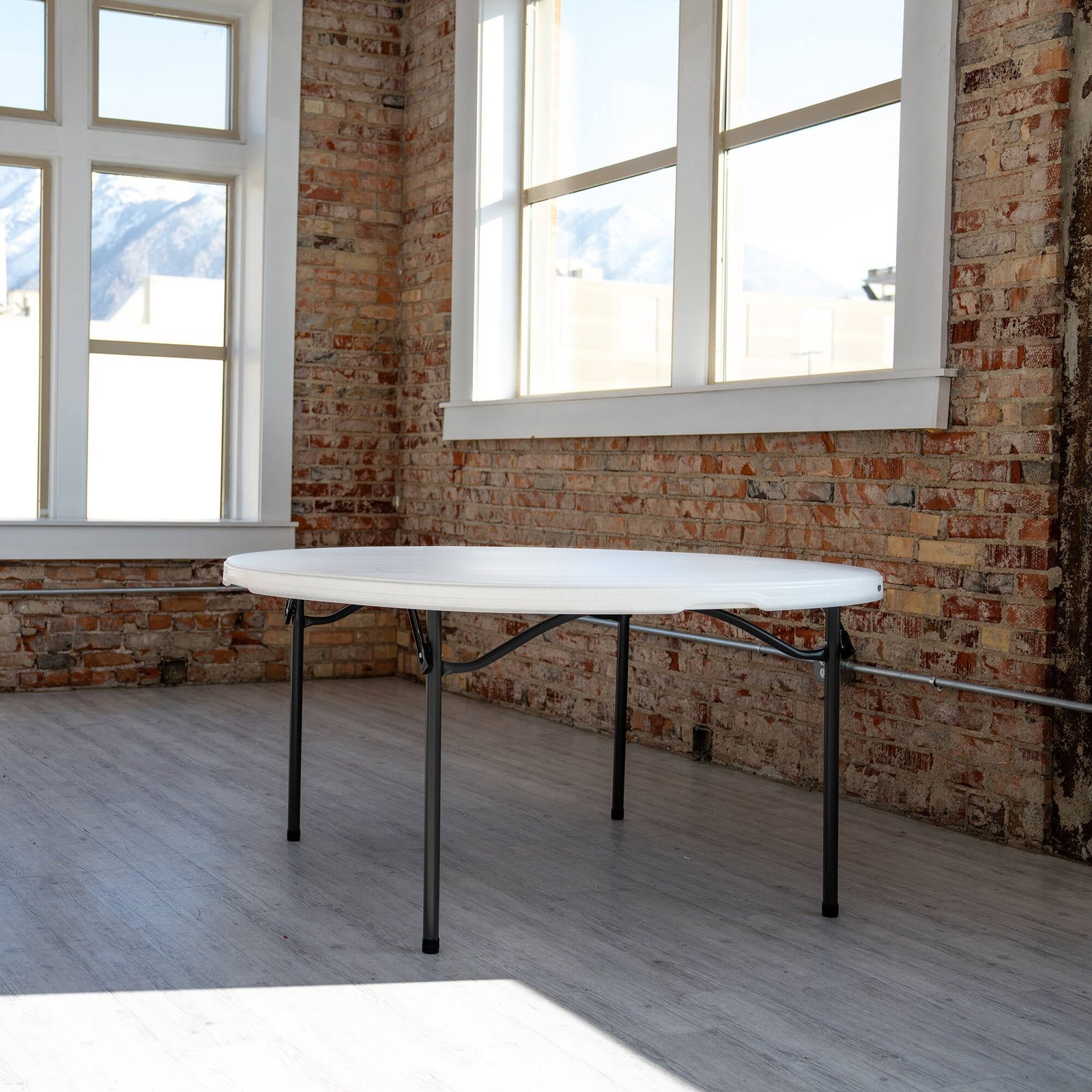8ee961f0-94e5-4c6e-a2a2-8222d1b5036a Lifetime 60-Inch Round Stacking Tables (4) and Chair (32) Combo