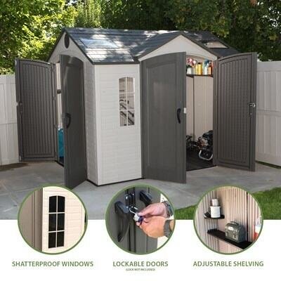 8fa8d2b2-a5b9-47b7-a4ab-9d0f3894f9a3 Lifetime 10 Ft. x 8 Ft. Outdoor Storage Shed