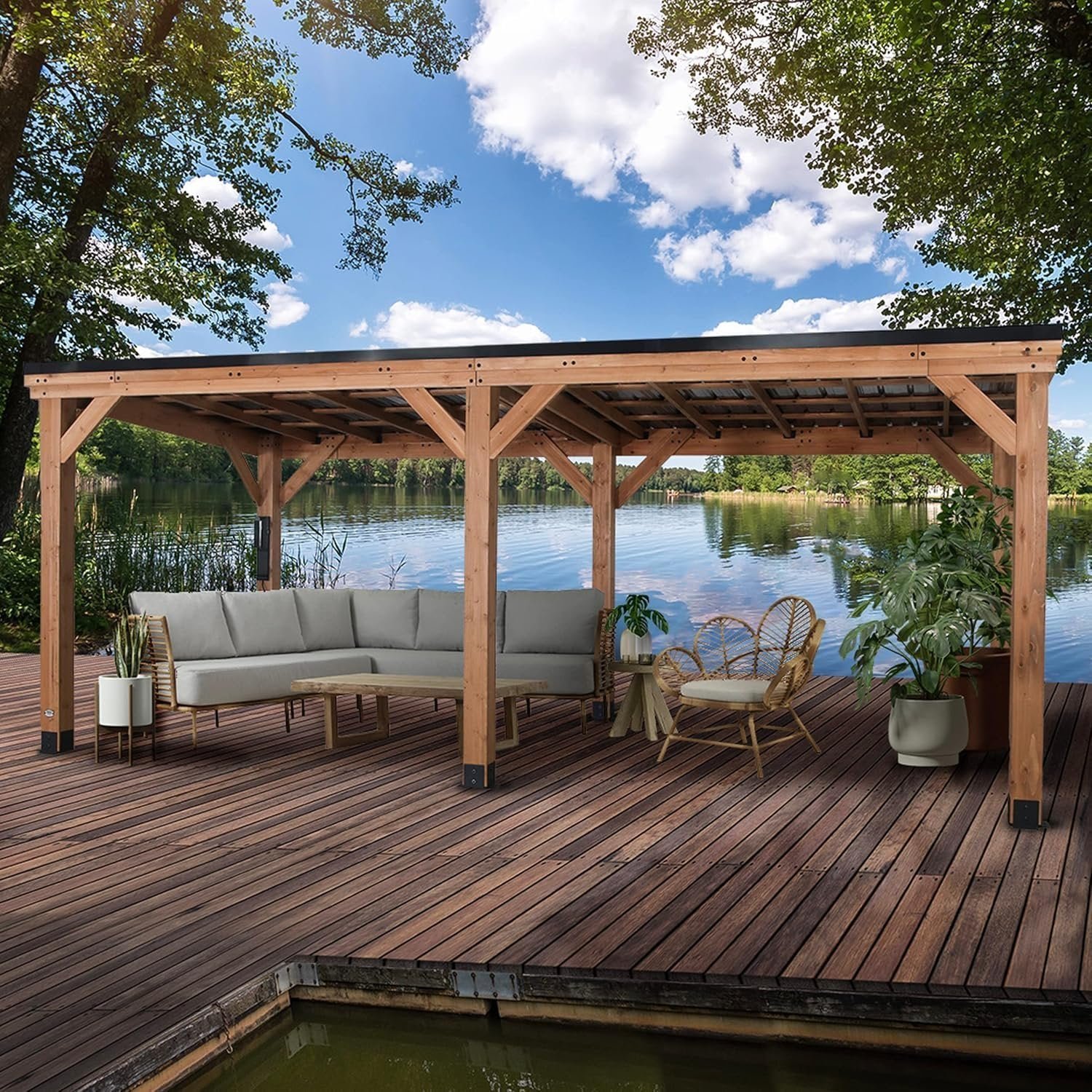 91LwLjlHDgL._AC_SL1500 Backyard Discovery Arcadia Gazebo