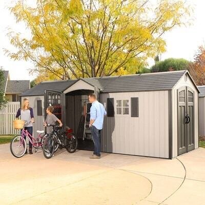 9c0199f2-195f-4c6d-be29-d3eb09824eec Lifetime 20 Ft. x 8 Ft. Outdoor Storage Shed