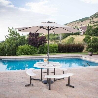 9cf72655-84c3-46a1-aa96-7ad7bc3fb8a9 Lifetime 44-Inch Round Picnic Table